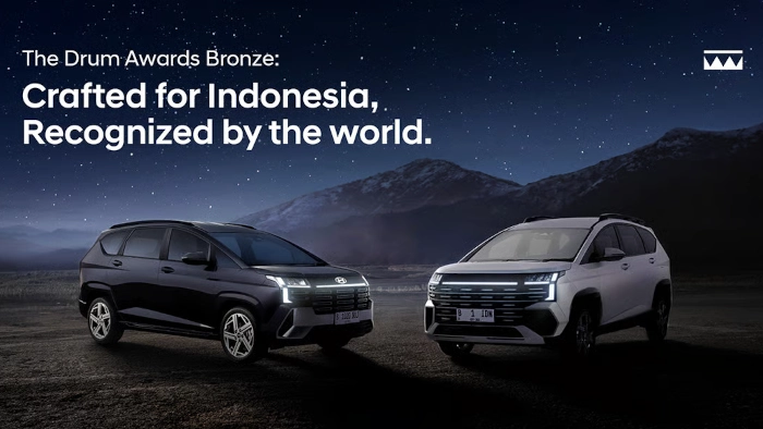 Hyundai Stargazer Cartenz dan Cartenz X Meraih Bronze di The Drum Awards 2025